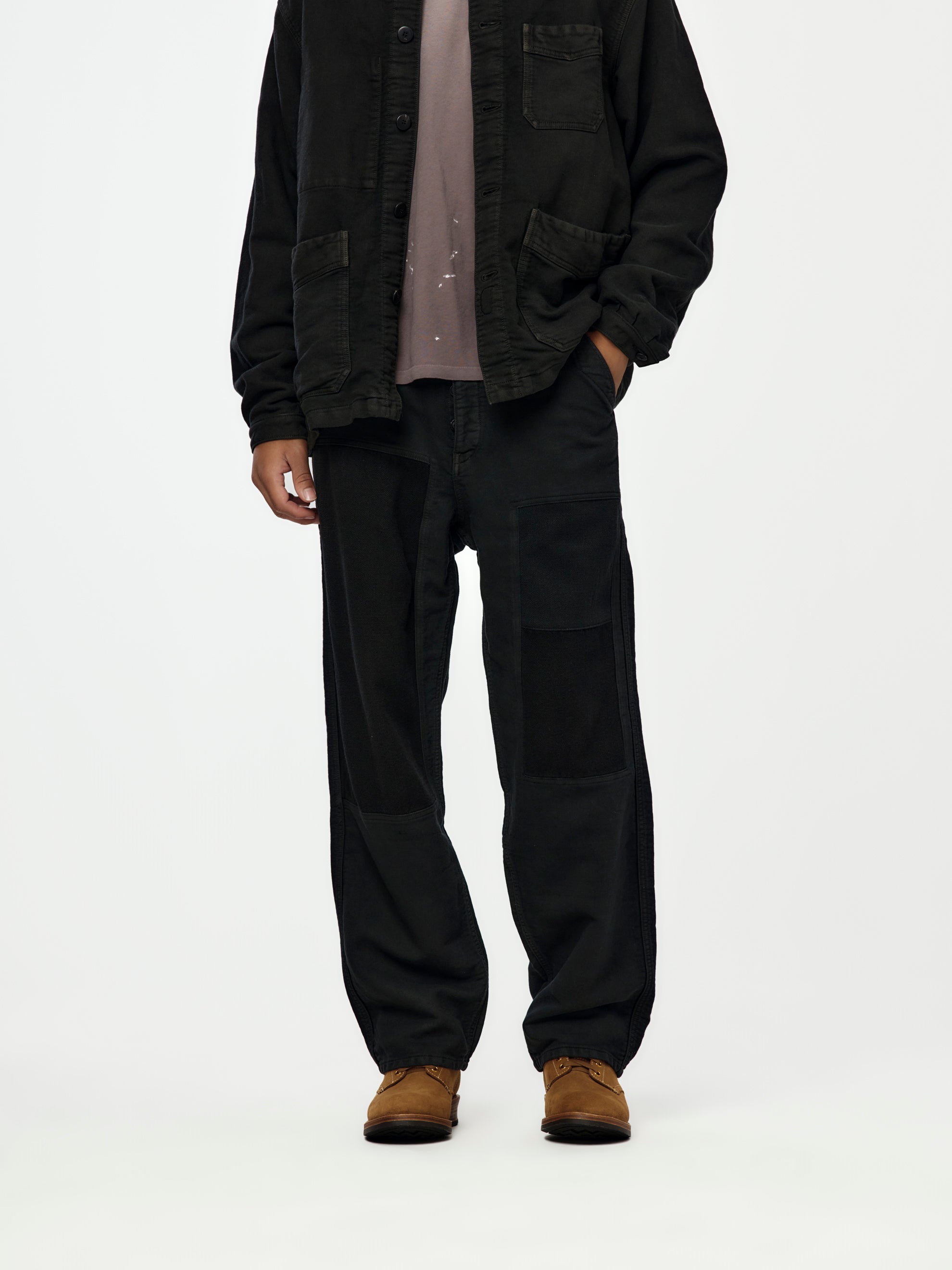 Visvim PASTORAL PANTS MOLESKIN (DMGD BLACK) - UNION LOS ANGELES