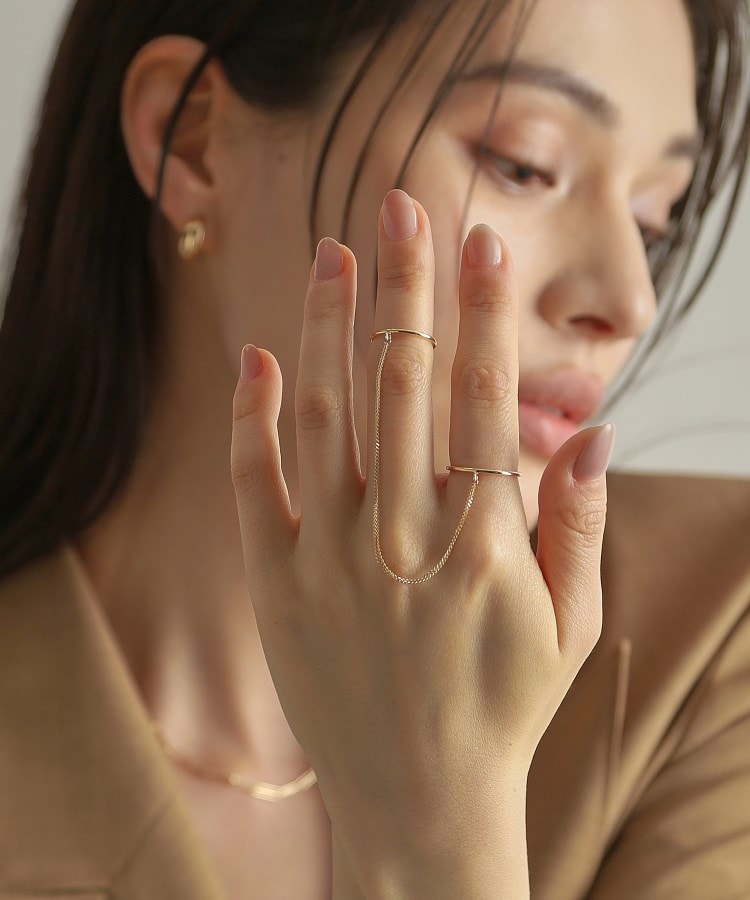 K10キヘイチェーンツイン リング（リング） | COCOSHNIK（ココシュ