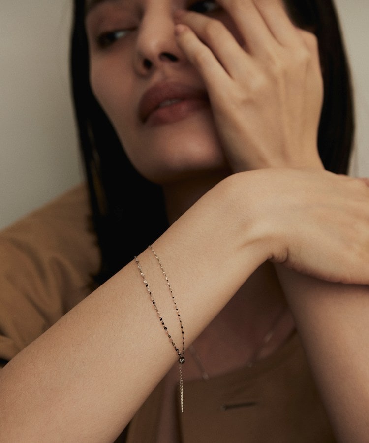 PTフラワークロス2連マグネット ブレスレット（ブレスレット・バングル