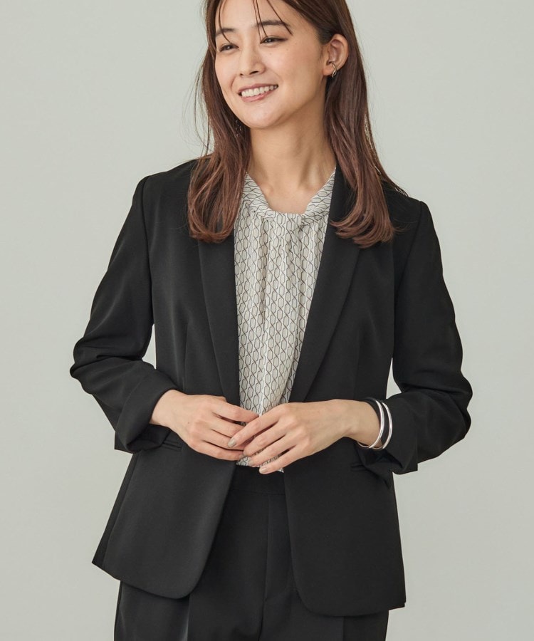 洗える／UVケア】ストレッチテーラードジャケット（ジャケット(単品