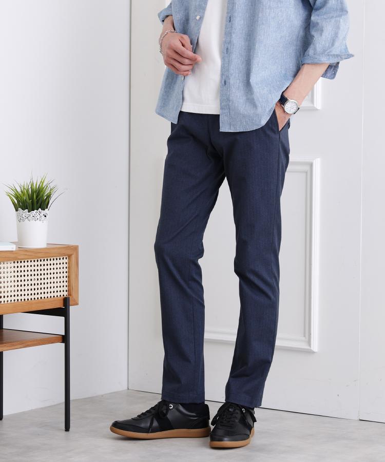 全7サイズ×7色展開！】トップマルチヘリンボン パンツ（フルレングス