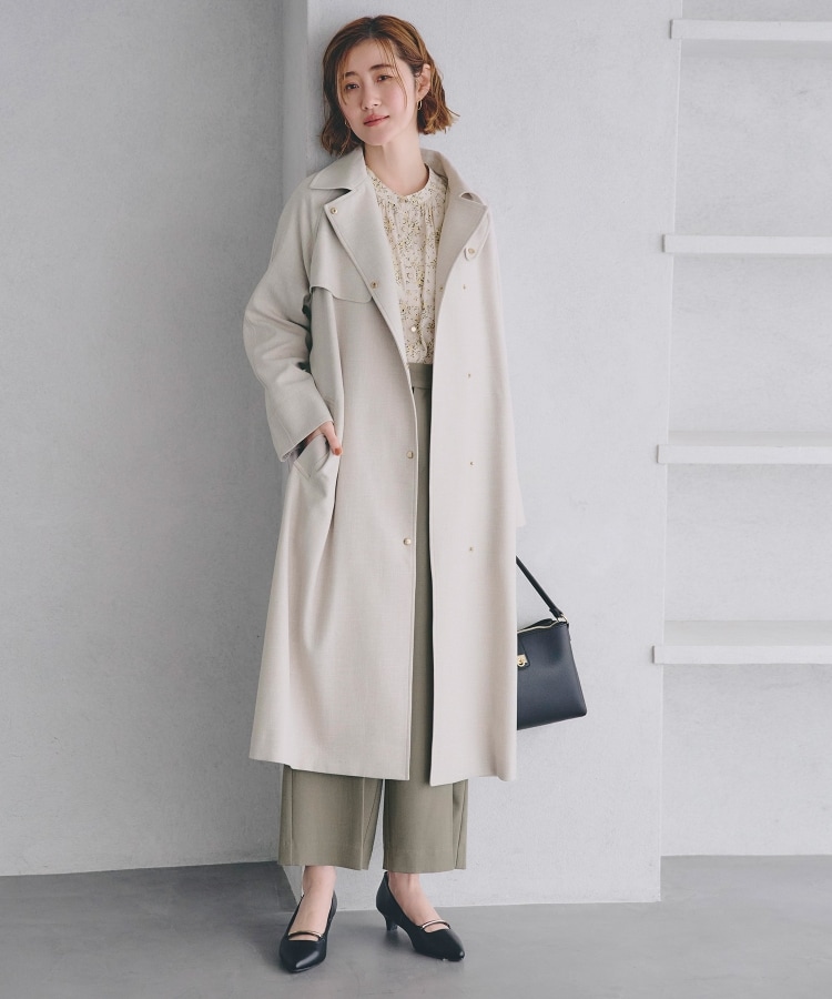 雑誌掲載】ツイルトレンチコート（トレンチコート） | grove（グローブ