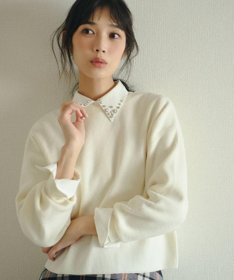 毎日着たくなる、もちもち畦編みニット（ニット/セーター） | grove