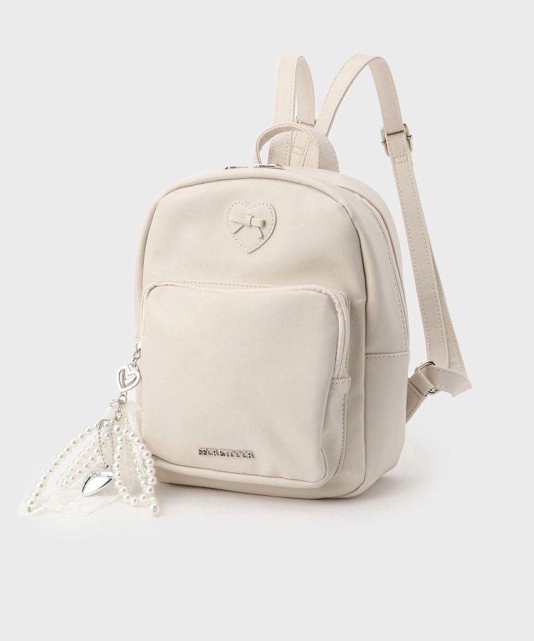 チャーム付きハートモチーフリュック（リュック） | Ober Tashe