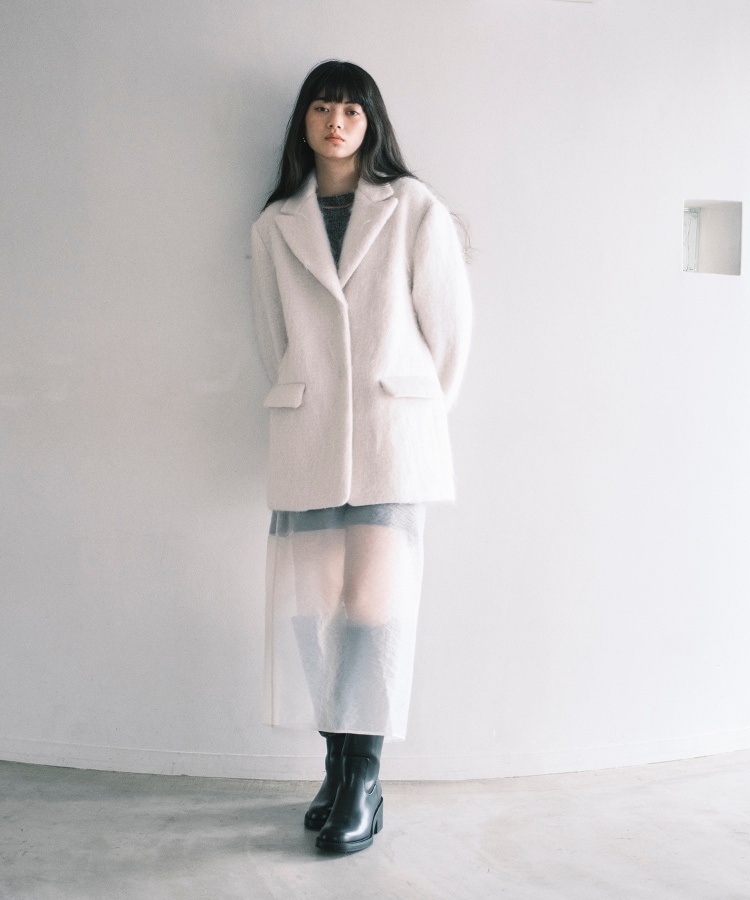 ◇shaggy jacket coat（チェスターコート） | CODE A（コードエー