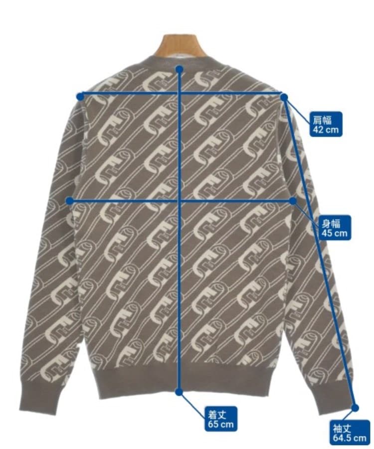 FENDI フェンディ メンズ ニット・セーター サイズ：44(S位)（ニット