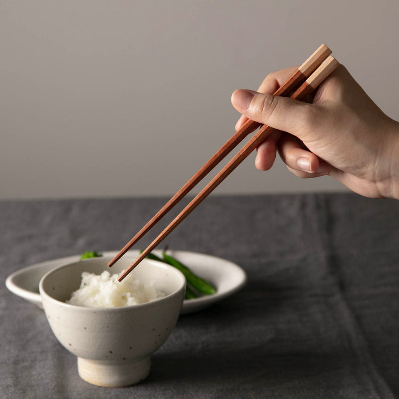 MARUNAO(マルナオ) 上箸 八角箸 WPC+紫檀 白 220 WPCS220W |キッチン