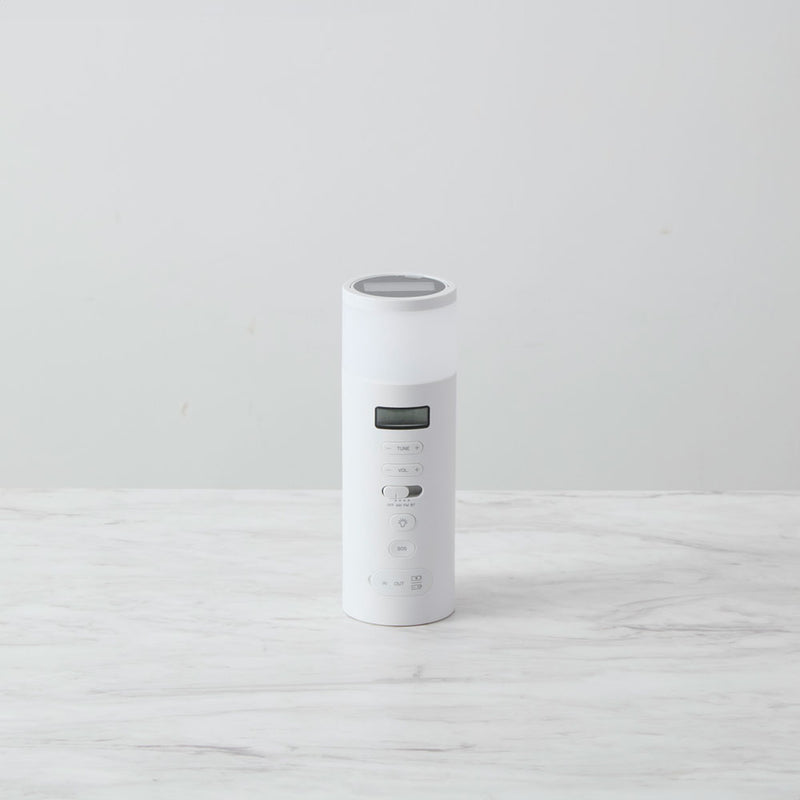 0 (プラスマイナスゼロ) 防災ラジオ ホワイト XAR-J010W |キッチン用品