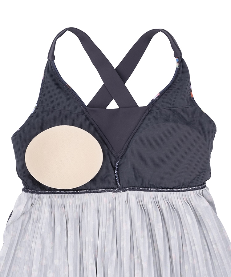 SUKALA】ローズプリントプリーツタンクトップ(XS・S・M・L・LLサイズ