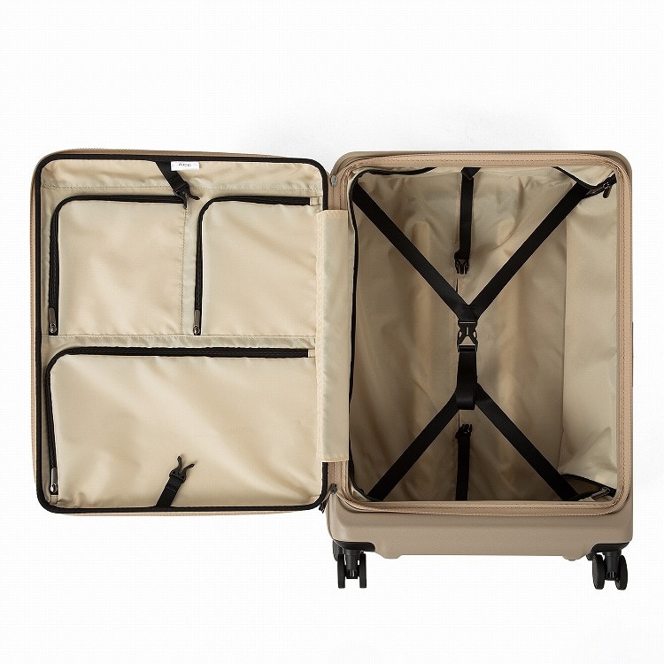 WEB限定】ACE エスカレラ 62/71L スーツケース エキスパンド フロント