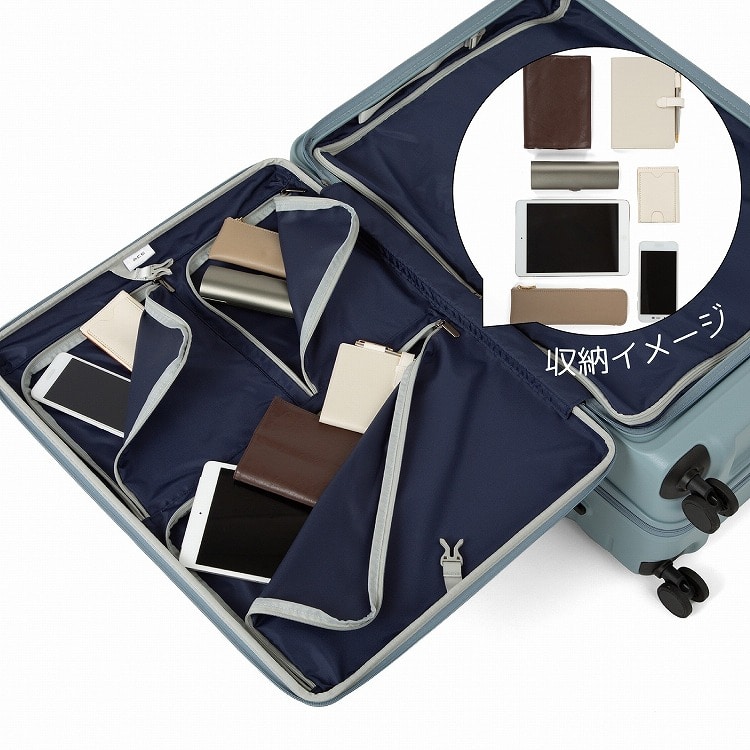 WEB限定】ACE エスカレラ 87/100L スーツケース エキスパンド フロント