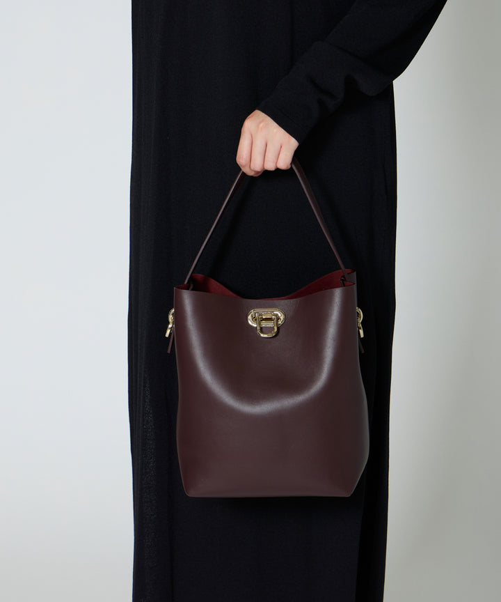 PELLICO BAG | ANELLI TURNLOCK GRANDE バッグ WINE - アマン