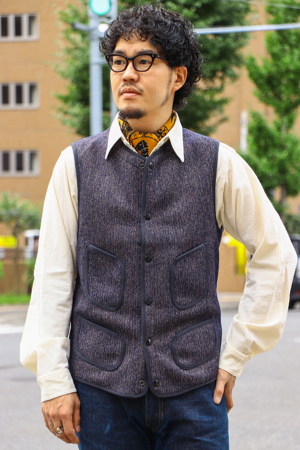 ANATOMICA SAPPORO ONLINE STORE / BEACH CLOTH VEST / WOOL COTTON