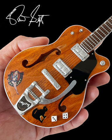 Brian Setzer Gretsch® Nashville Orange Dice Hollow Body Mini