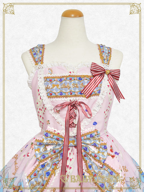 Alice in the Crystal Palace柄Heartジャンパースカート – BABY, THE