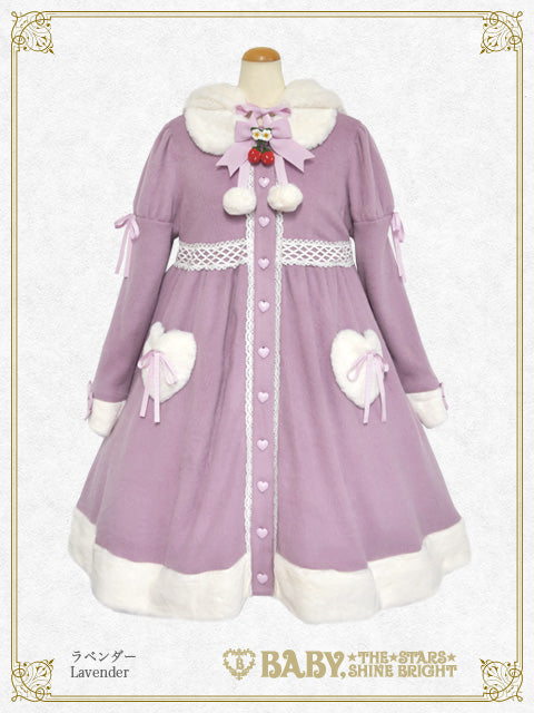 ゆらゆらいちごのうさみみコートワンピース – BABY, THE STARS SHINE