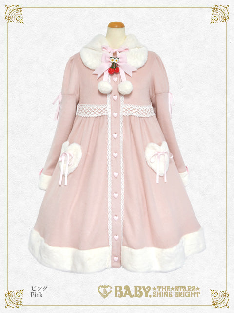 ゆらゆらいちごのうさみみコートワンピース – BABY, THE STARS SHINE
