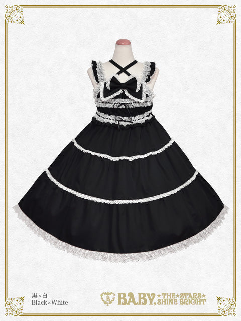 シャーリングベビードールジャンパースカート – BABY, THE STARS SHINE