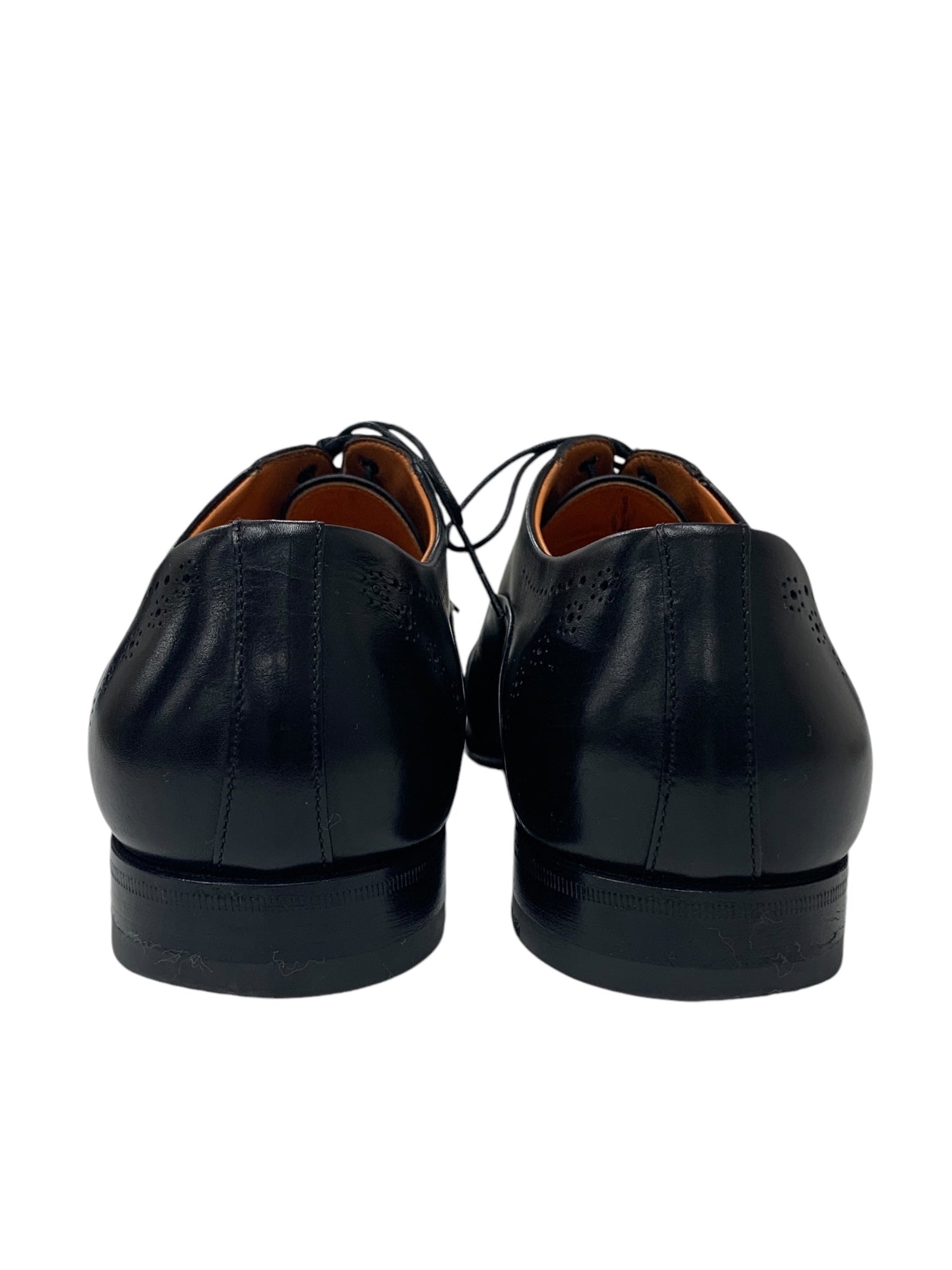 サントーニ 11542 ビジネスシューズ 4.5 ブラック レザー 内羽根式