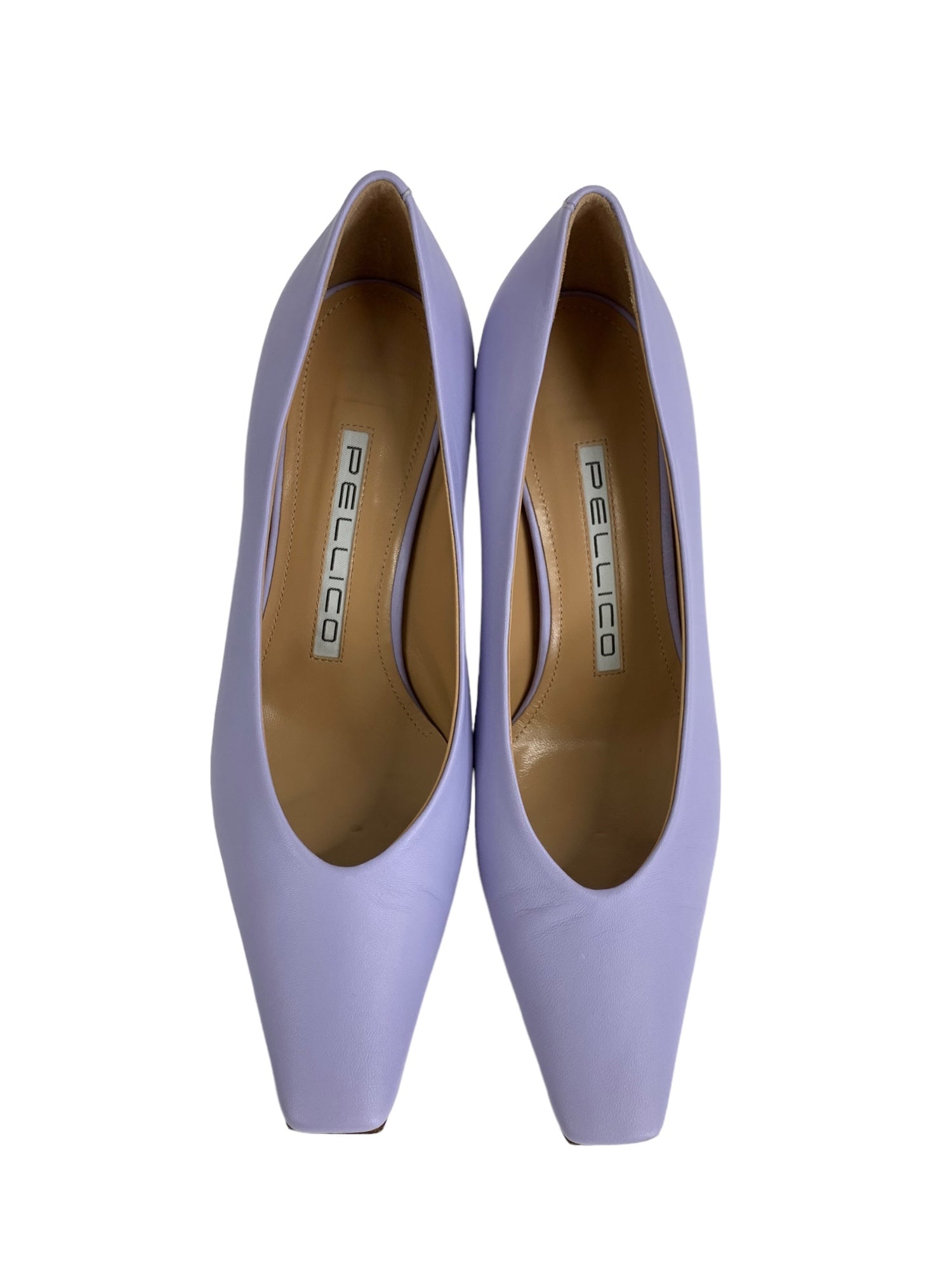 ペリーコ パンプス 35 パープル DAMA65 セミスクエアトゥ | 中古