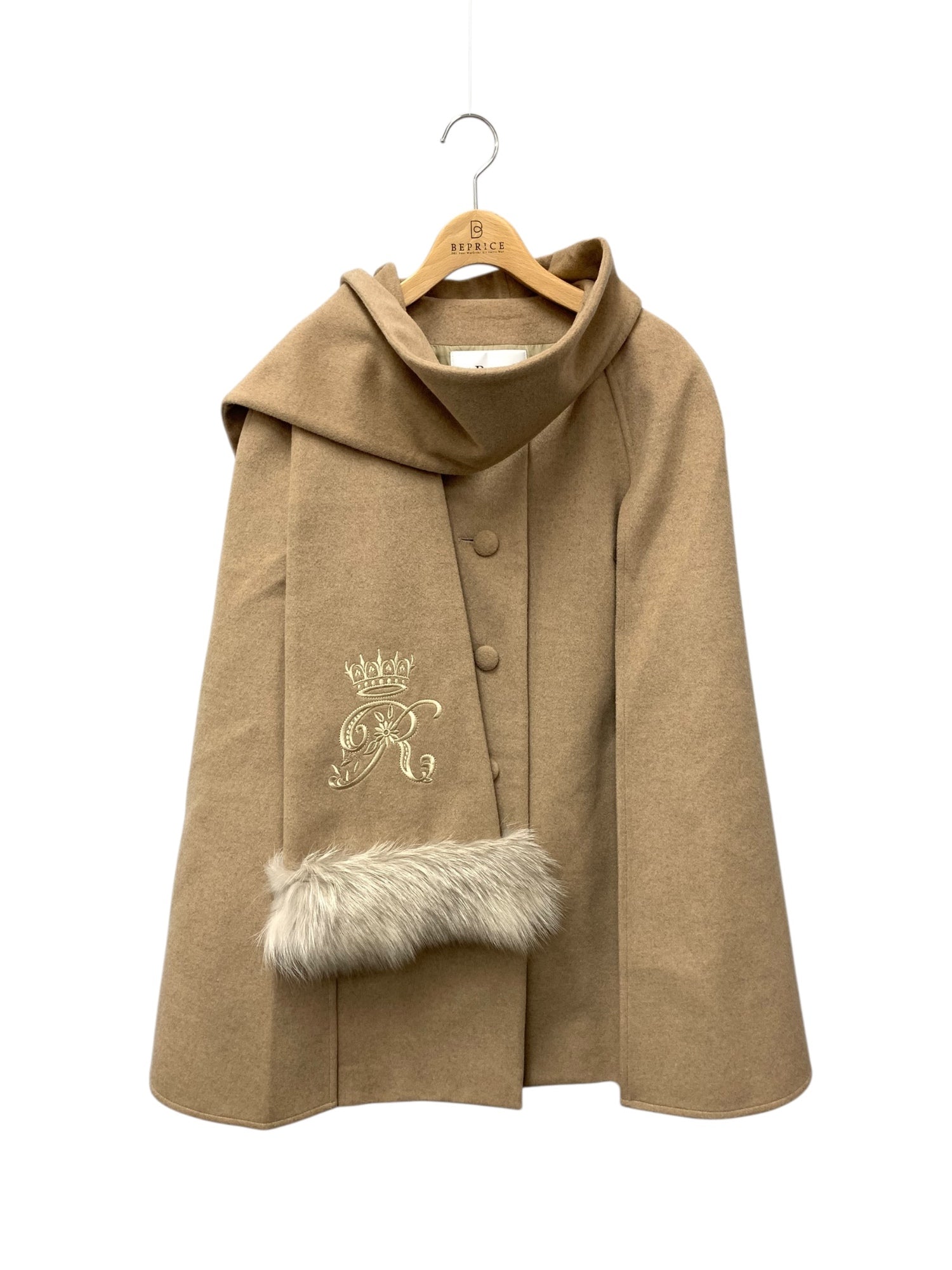 ルネ ケープコート ポリー 6138240 ポンチョ 36 ベージュ マント