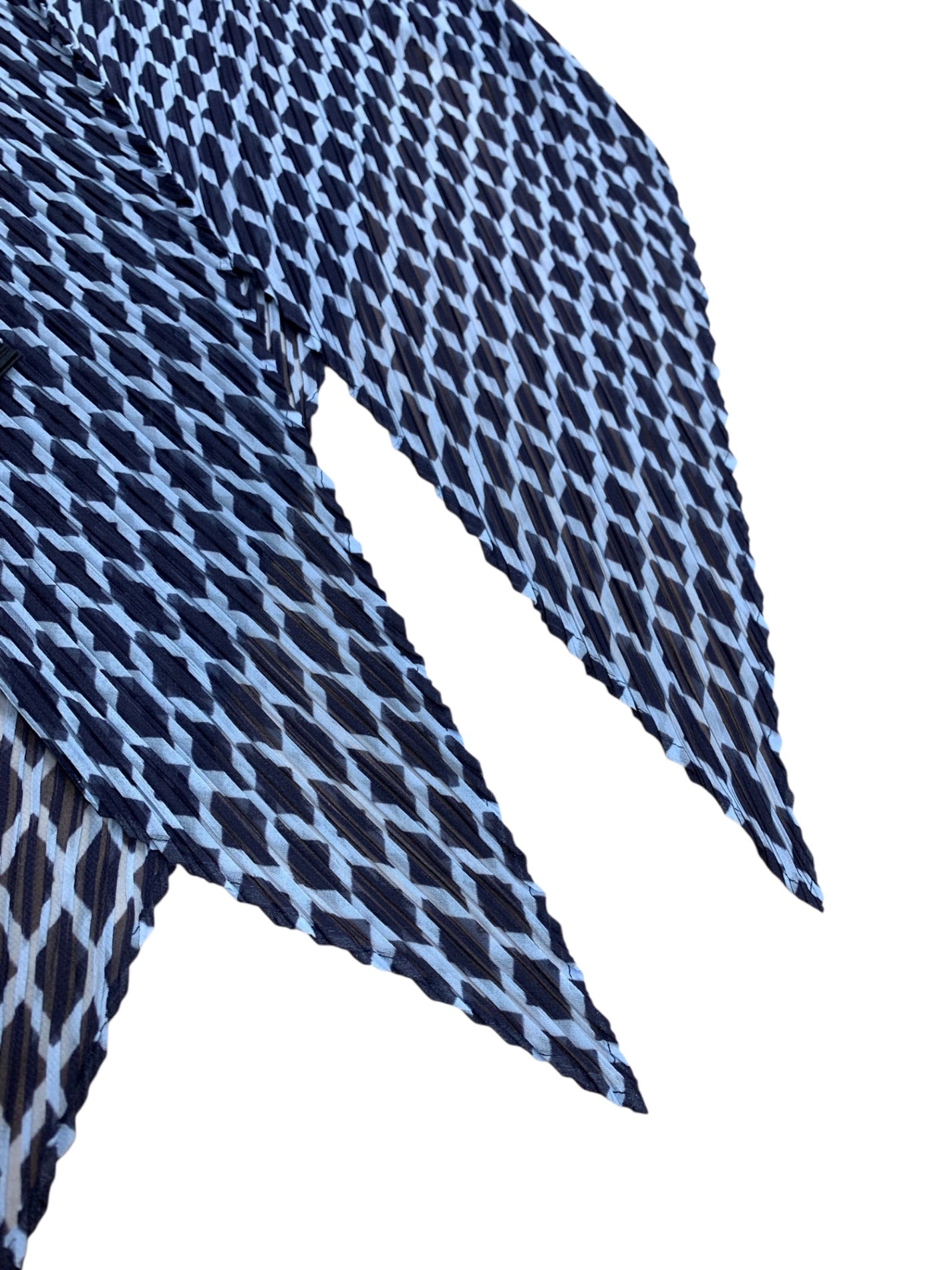 イッセイミヤケ IM42FG229 ラップスカート ブルー シアー | 中古