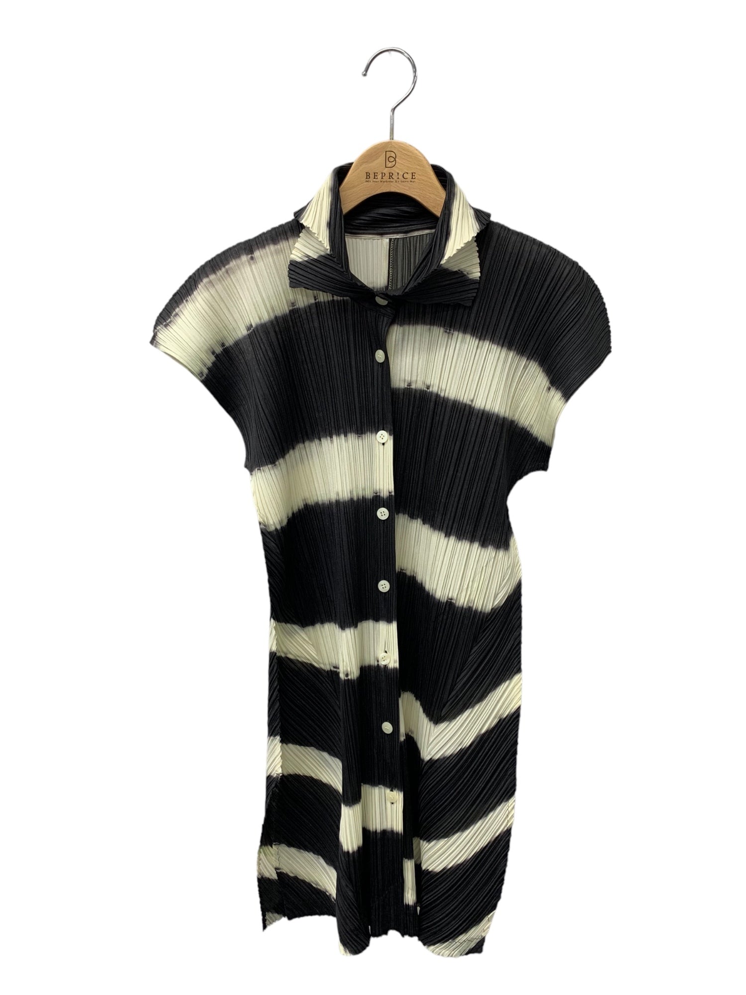 プリーツプリーズイッセイミヤケ PP51-JT686 ブラウス 3 ブラック