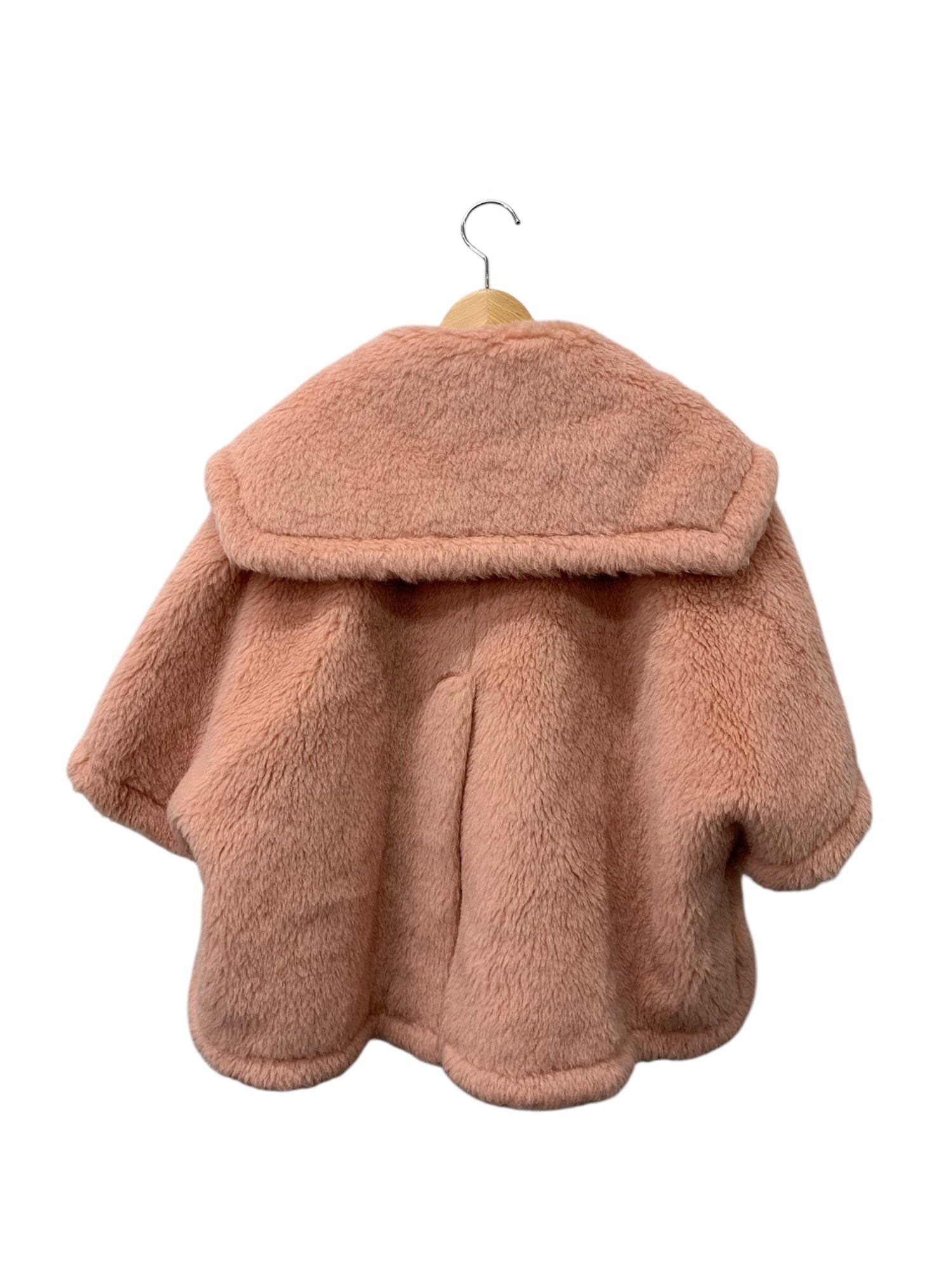 マックスマーラ テディベア 23473601376 ケープ コート ML ピンク