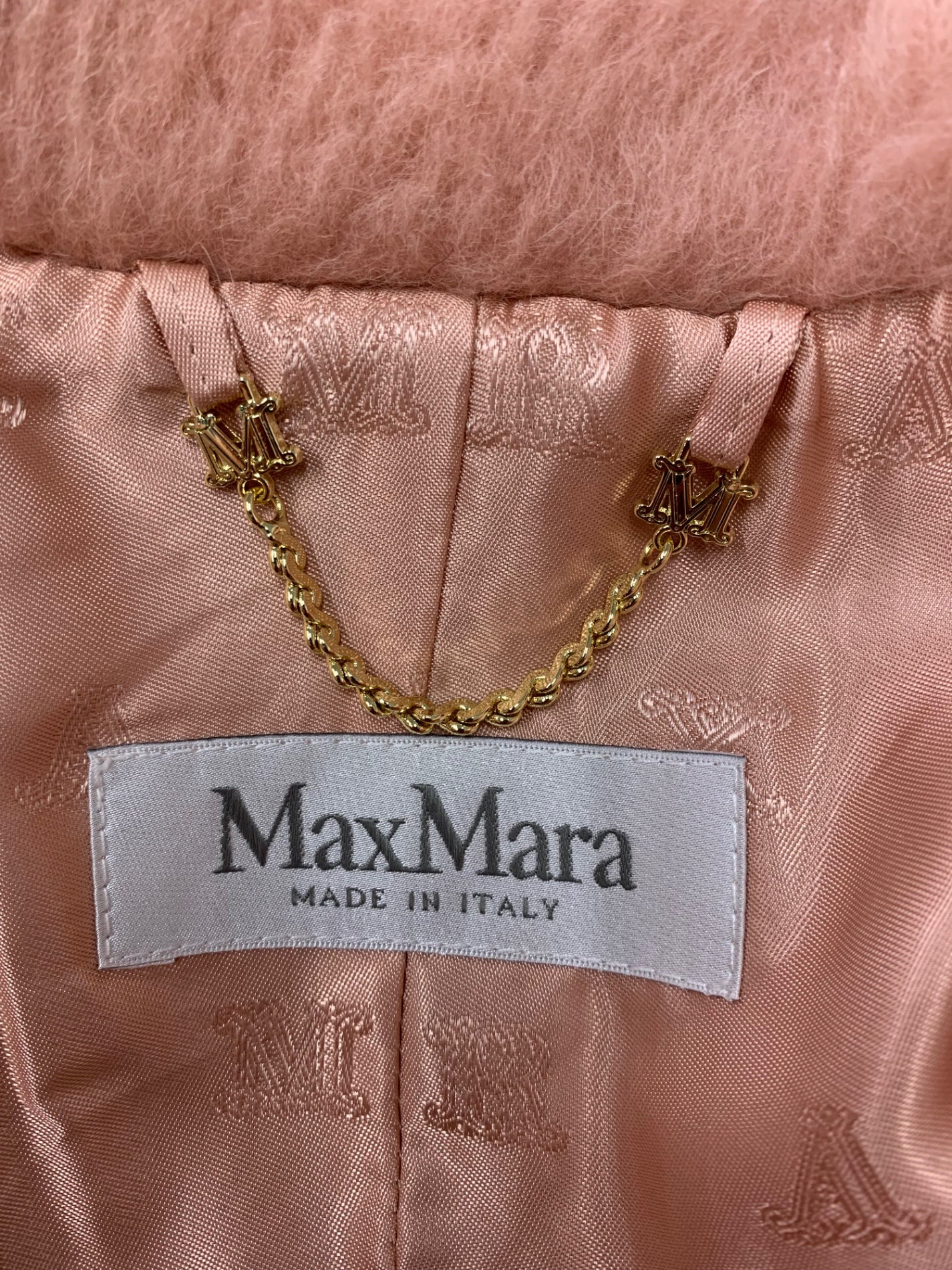 マックスマーラ テディベア 23473601376 ケープ コート ML ピンク