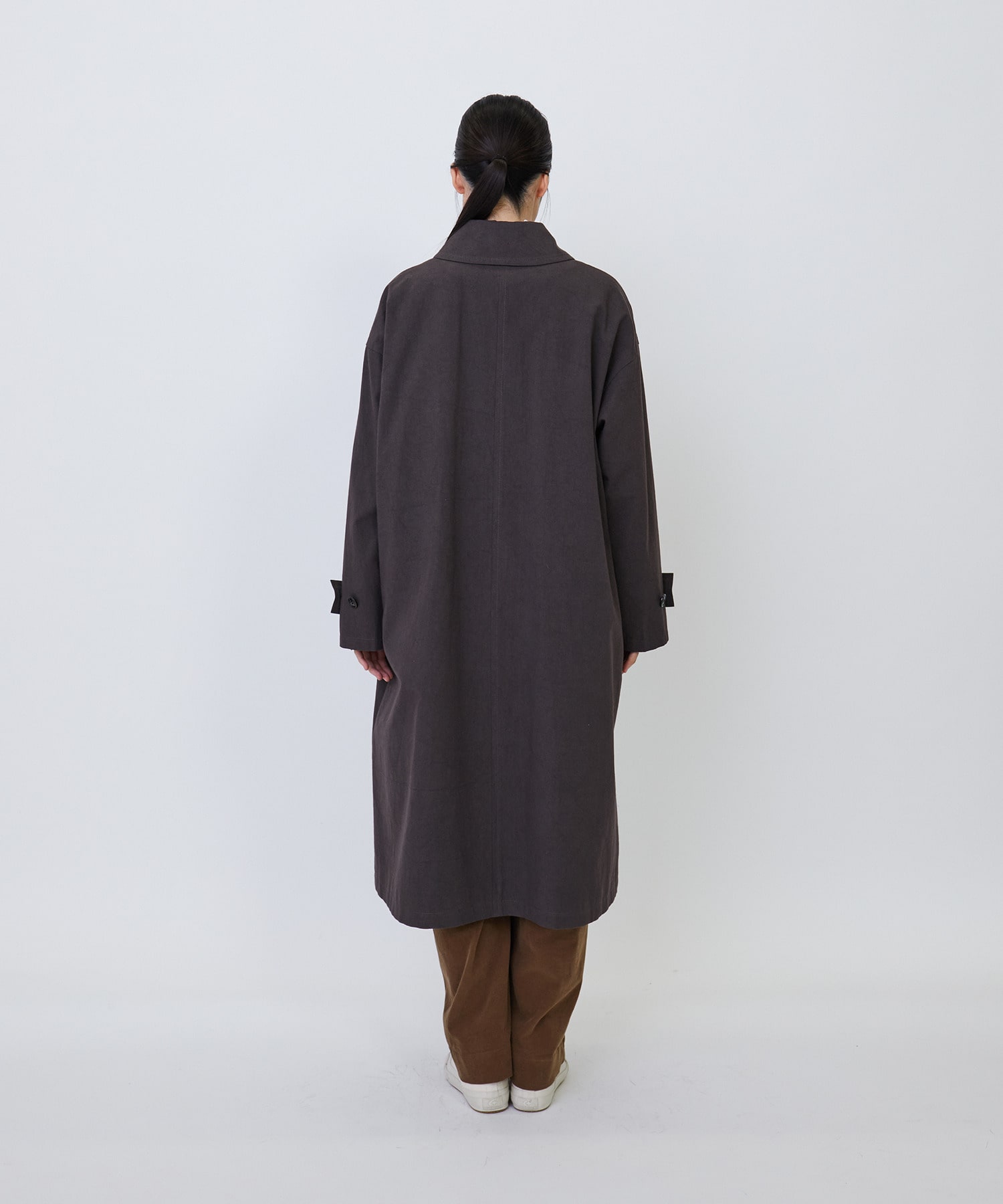 グランジコットンポプリンステンカラーコート｜BIGI online store