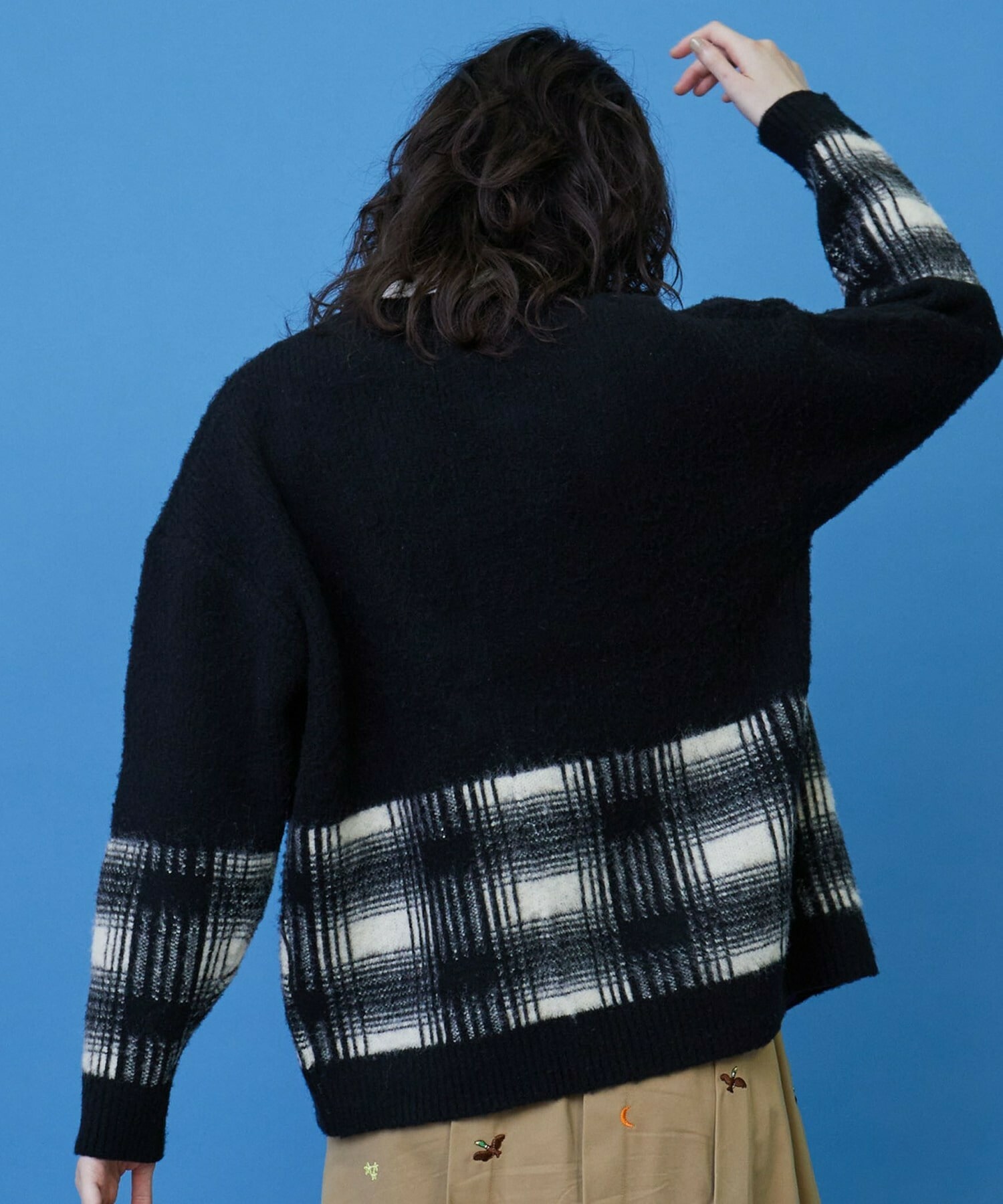 グラーデチェック カーディガン｜BIGI online store - ビギ オンライン