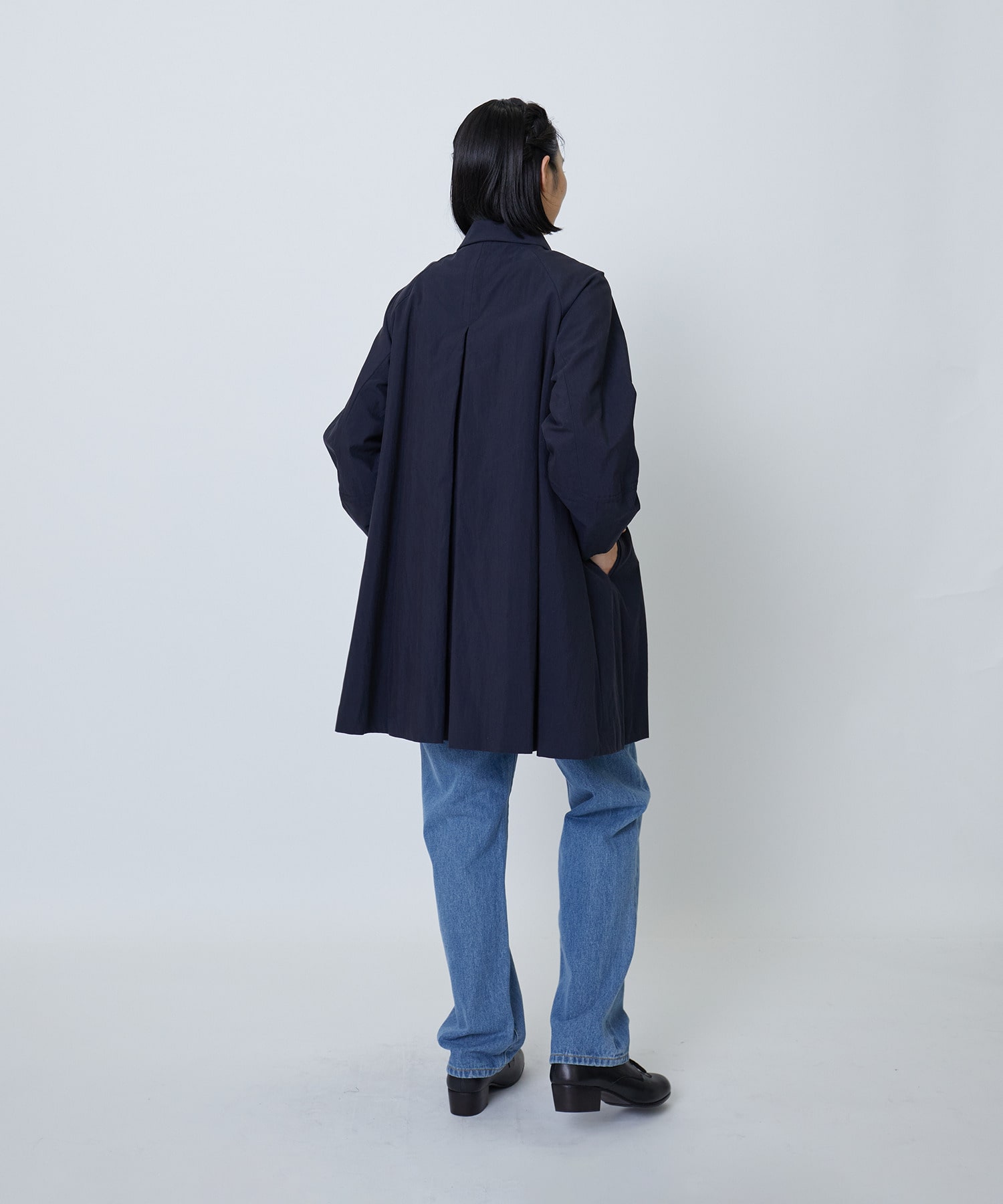 コットンナイロンステンカラーコート｜BIGI online store - ビギ