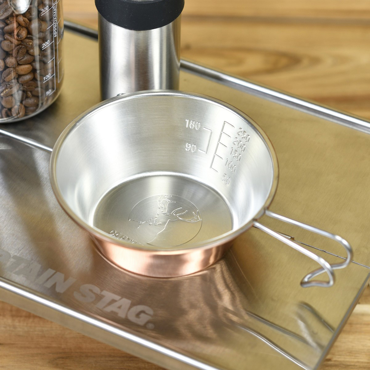 純銅製 シェラカップ320ml -キャプテンスタッグ公式オンラインストア