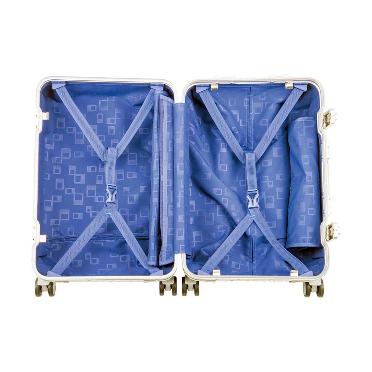 ロード アルミスーツケース (TSAロック付) S シルバー -キャプテン