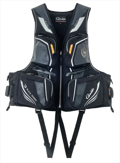 がまかつ ライフジャケット GM2193 フローティングベスト(M ブラック