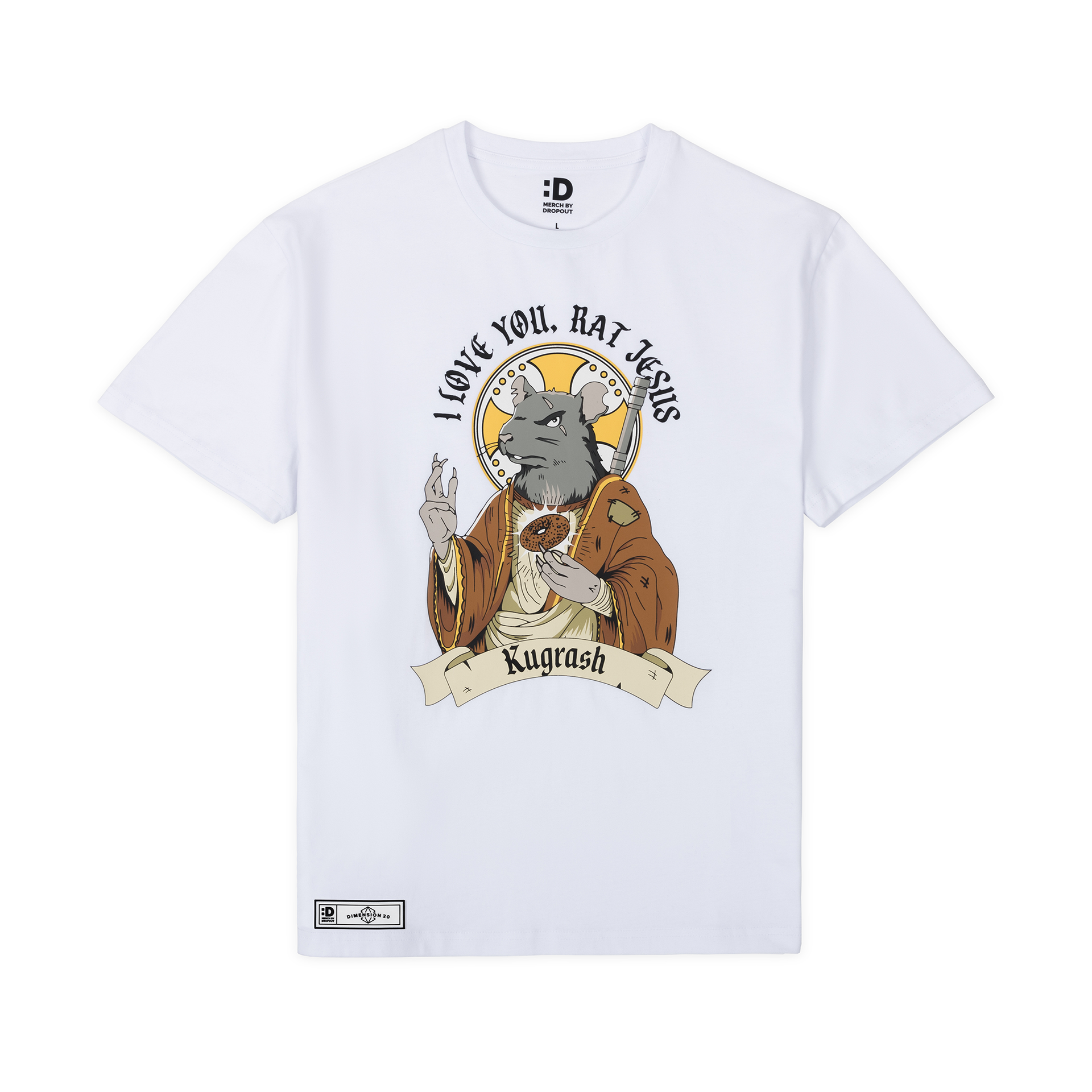 Rat Jesus T-Shirt - Dropout Store