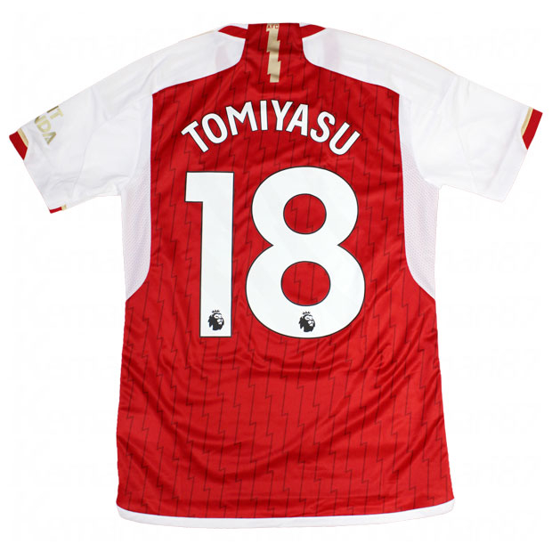 アーセナル 23-24 ホーム 半袖レプリカユニフォーム 18.冨安健洋