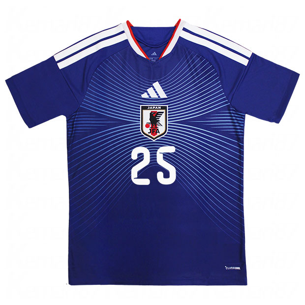 背番号25 荒木隼人 アディダス サッカー日本代表 2026 ホーム レプリカ