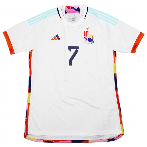 ベルギー代表 2022 アウェイ 半袖レプリカユニフォーム 7.デ・ブライネ