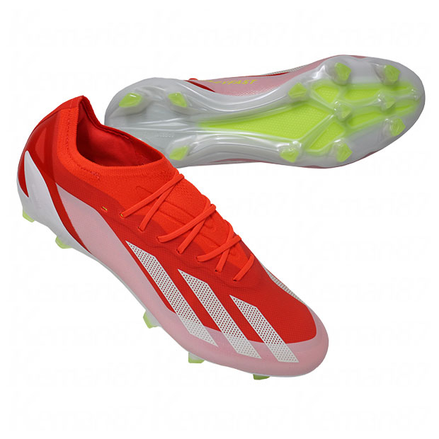 エックス クレイジーファスト ELITE FG ソーラーレッド×フットウェア