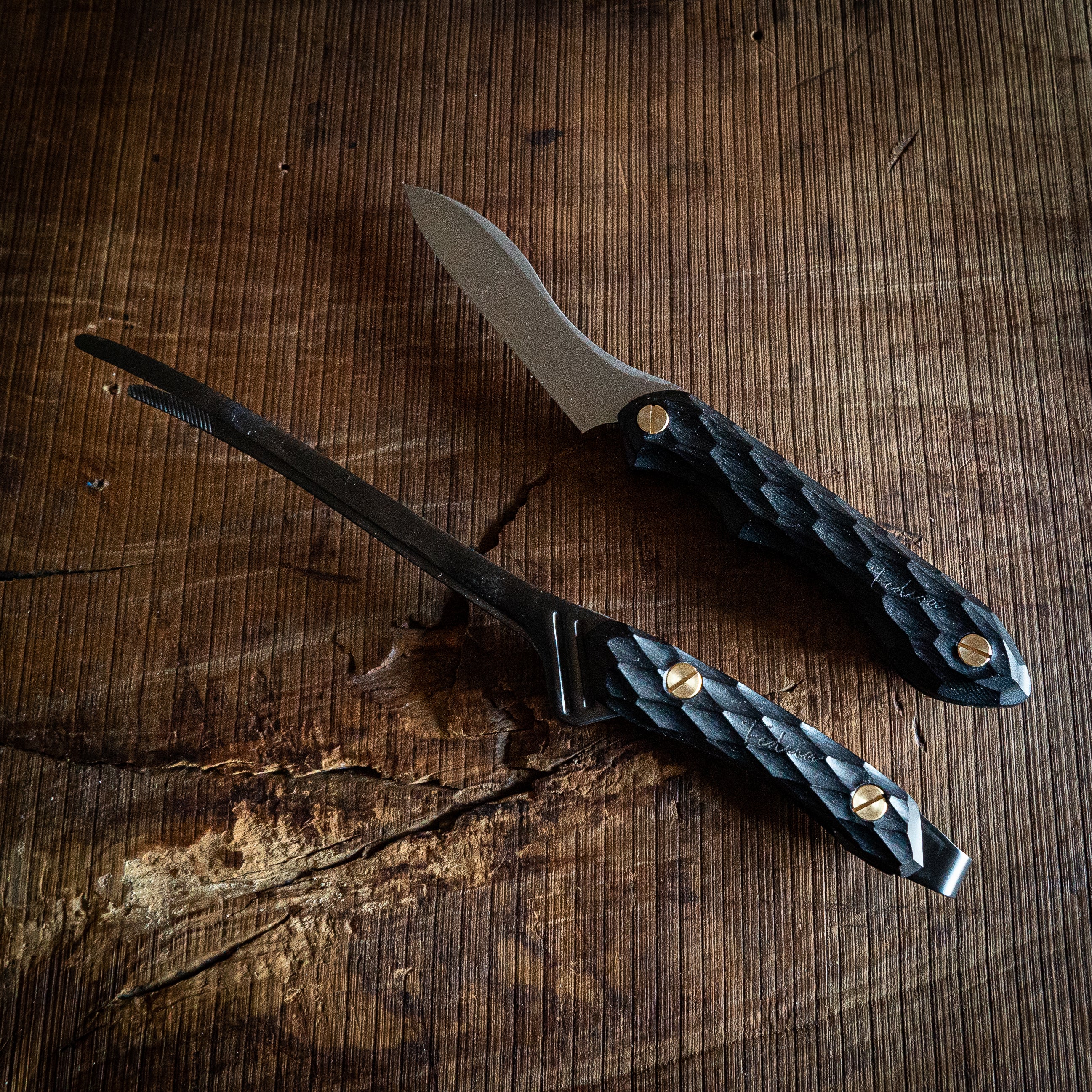 強化木】FEDECA CLEVER TONG 名栗ブラック 6,050円