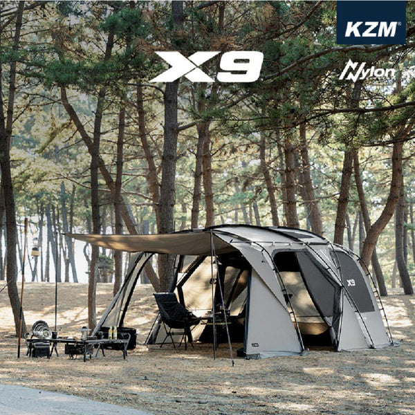 KZM OUTDOOR（ カズミ アウトドア ）X9 テント 大型テント ファミリー