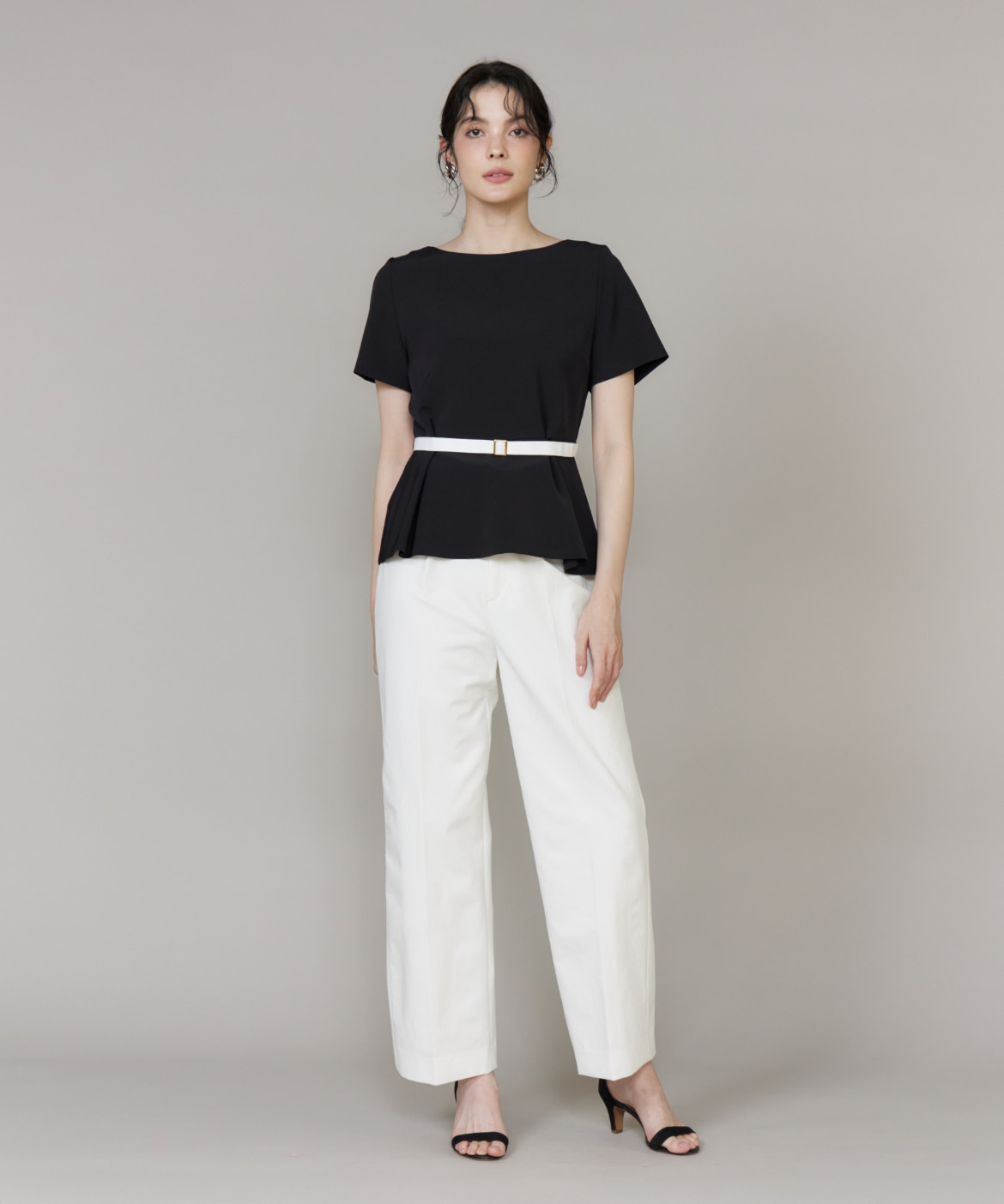 M Maglie le cassetto×吉田理紗》凛と“サマみえ”ペプラムブラウス｜M