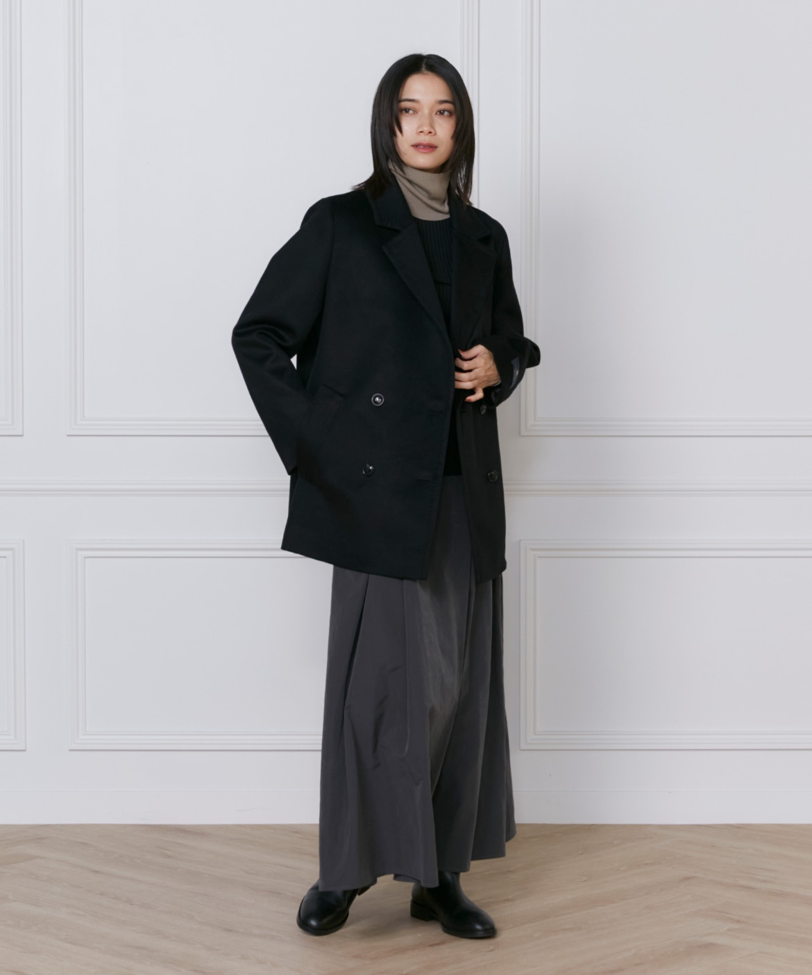 CONTESSA》カシミヤショートコート《COLOMBO》｜INED（イネド