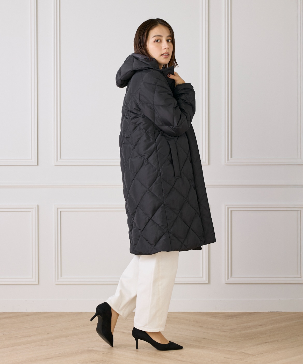 フーデットダウンコート《TAIONコラボレーション》 ｜DAY by DAY It's