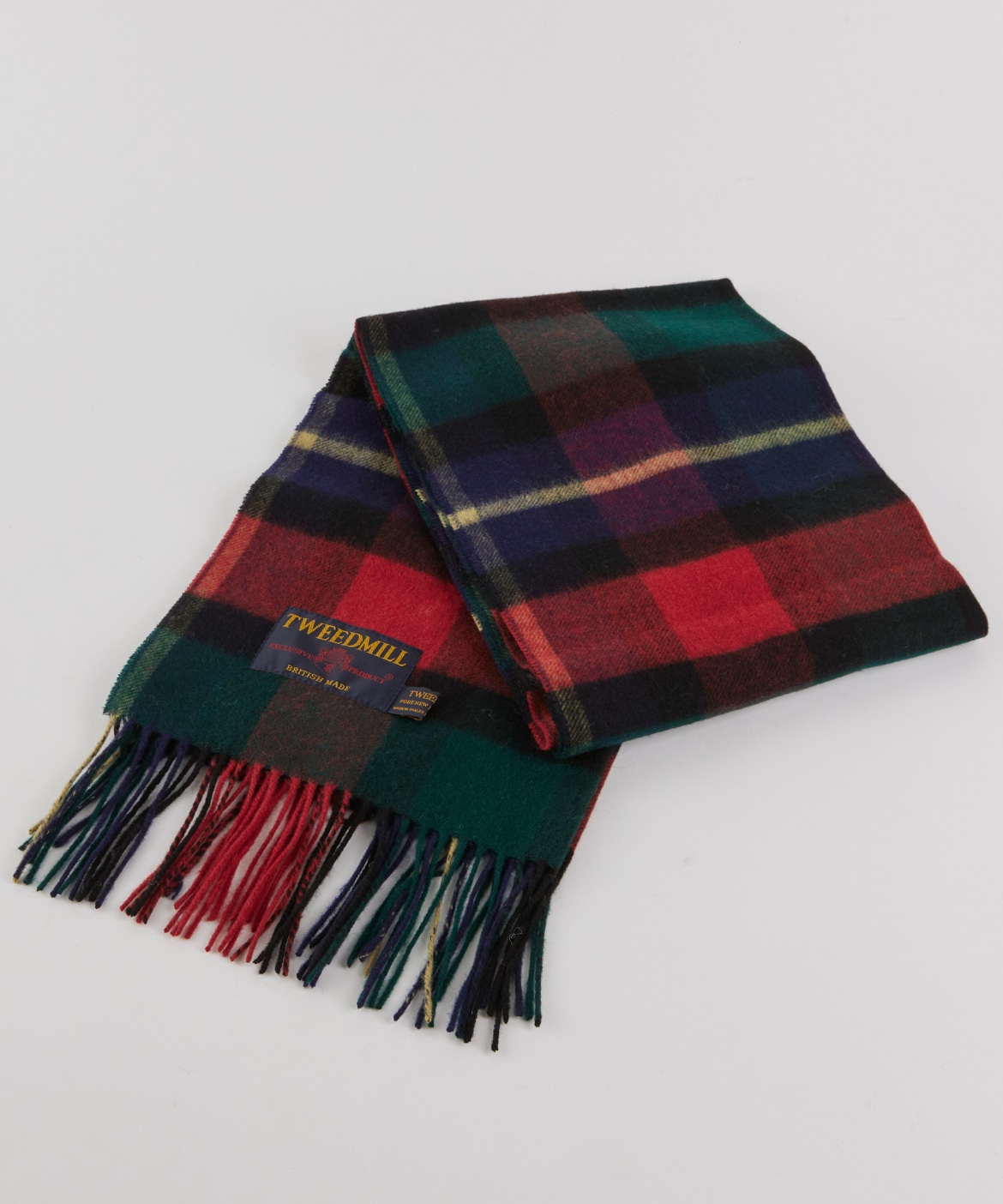 チェック柄ウールストール 《TWEEDMILL/ツイードミル》｜DAY by DAY