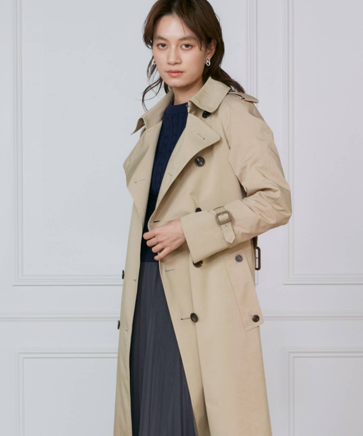 別注撥水トレンチコート《Aquascutum》｜INED（イネド）｜フランドル