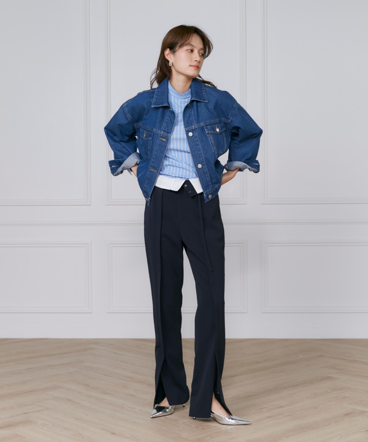 STORYコラボ》ベルト付き2WAYパンツ《ROBE SUPERIOR CLOSET》｜INED