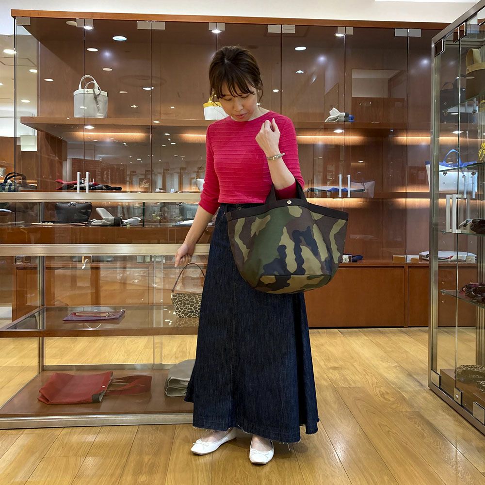 エルベシャプリエ Herve Chapelier 725Wカモフラージュ(コーデュラ舟型