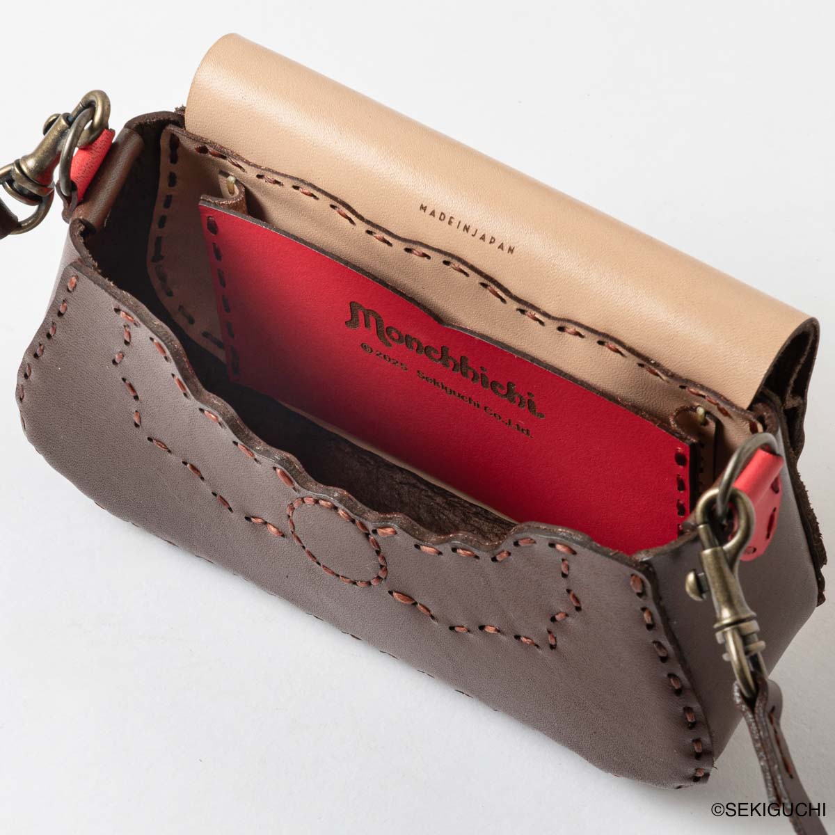 OJAGA DESIGN モンチッチ [モンチッチくん] ポーチ（ネック